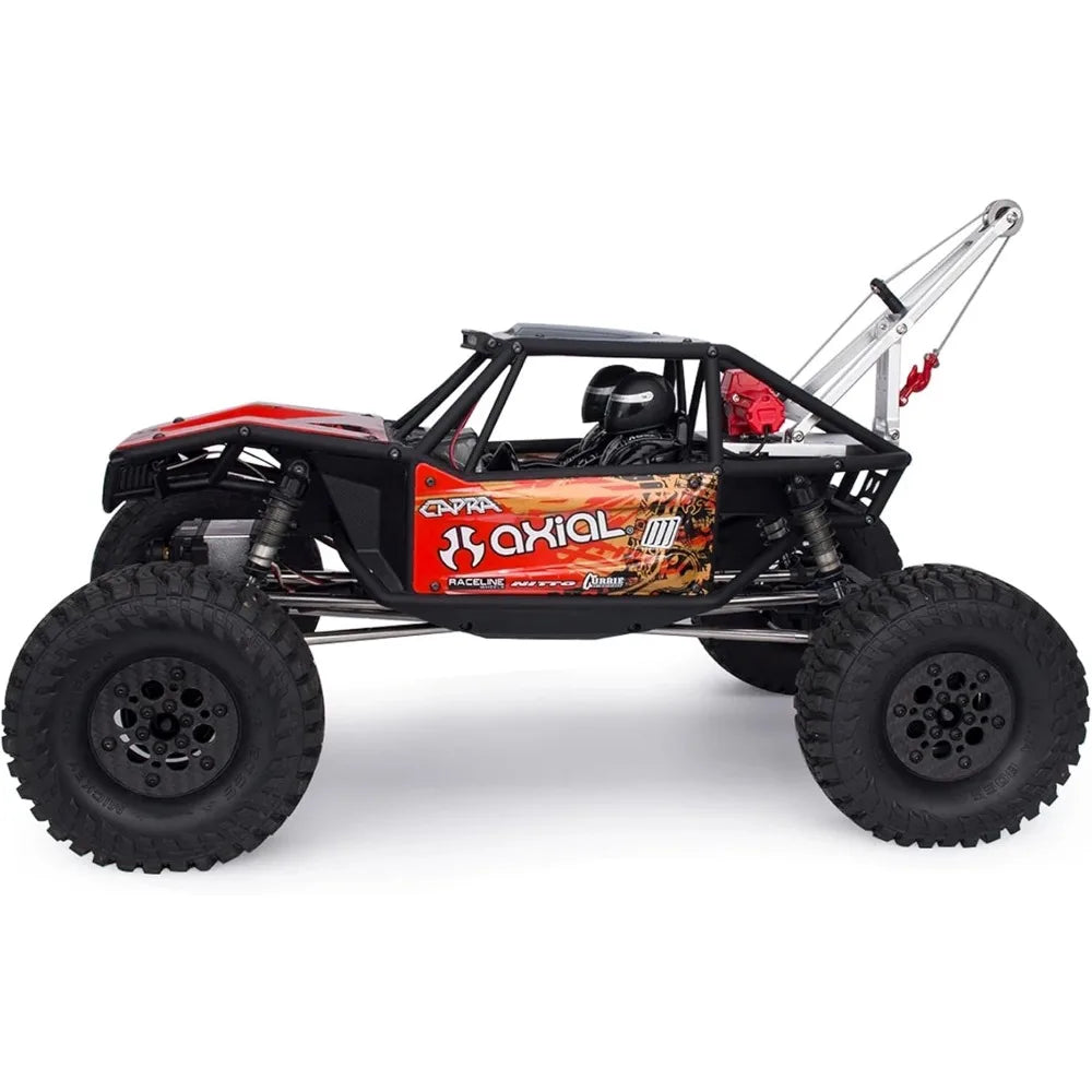 1/10 Scale Aluminum Truck Crane Arm Kit, Tow Build Updates for Axial Capra 1.9 UTB Trail Buggy RC Crawler, Black Upgrade Parts