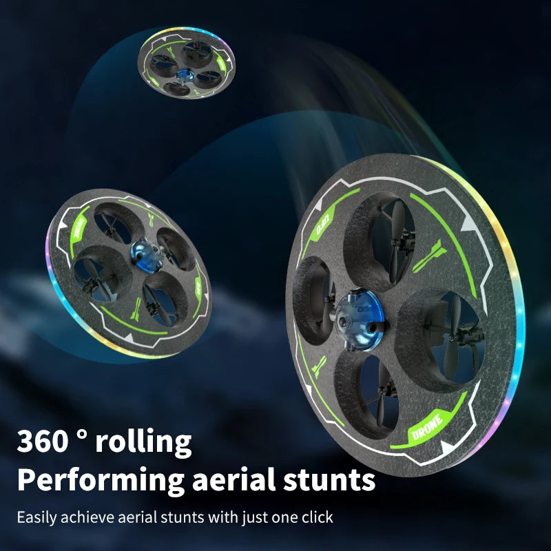 RC Drone with Camera Foam UAV Ufo Intelligent Obstacle Avoidance Aerial Aircraft Mini Helicopter Dron Toys for Kids Christmas