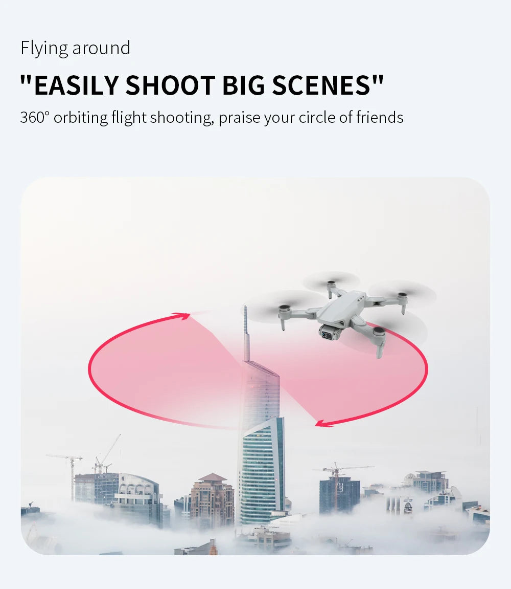 Drone L900 Pro 4K Professional 5G GPS HD Dual Camera Photography Brushless Foldable Quadcopter RC Distance 1.2KM Drones Toys