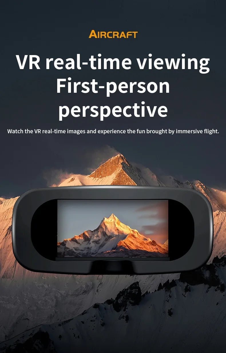 Foldable Four - Axis Drone with 360° Roll Feature - Dual Camera, Optical Flow Hover, Six - Axis Gyroscope & One - Click Landing