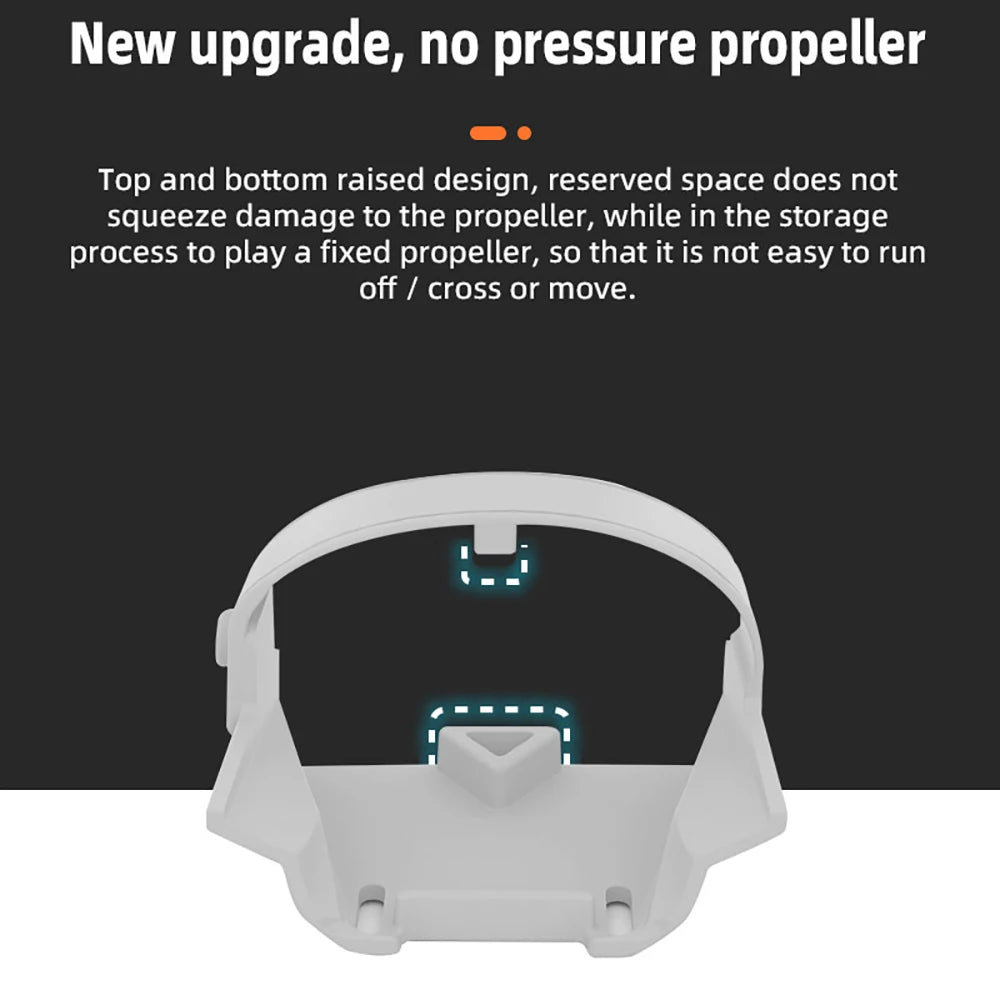 BRDRC Propeller Holder for DJI Mini 3/Mini 3 Pro Drone Wings Stabilizer Protector Blades Fixed Strap Mount Guard Accessories