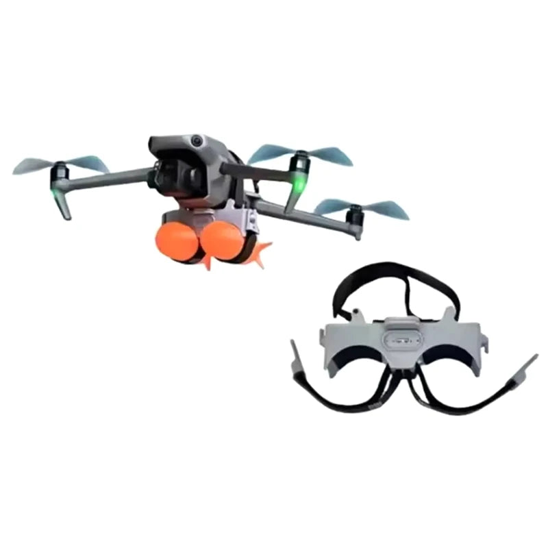 (NEW) Drone Double Thrower Light Induction Remote Control Distance Unlimited Rescue Delivery For DJI Mini4/4Pro