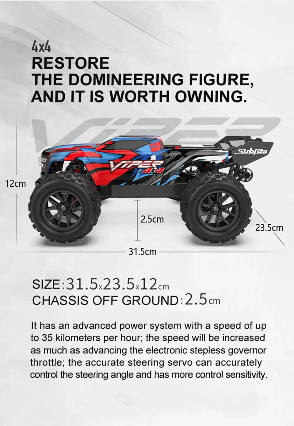 50KM/H RC Car With LED Lights 2.4G Radio Remote Control Cars Buggy Off-Road Control Trucks Boys Toy for Children VS WLtoy 144001