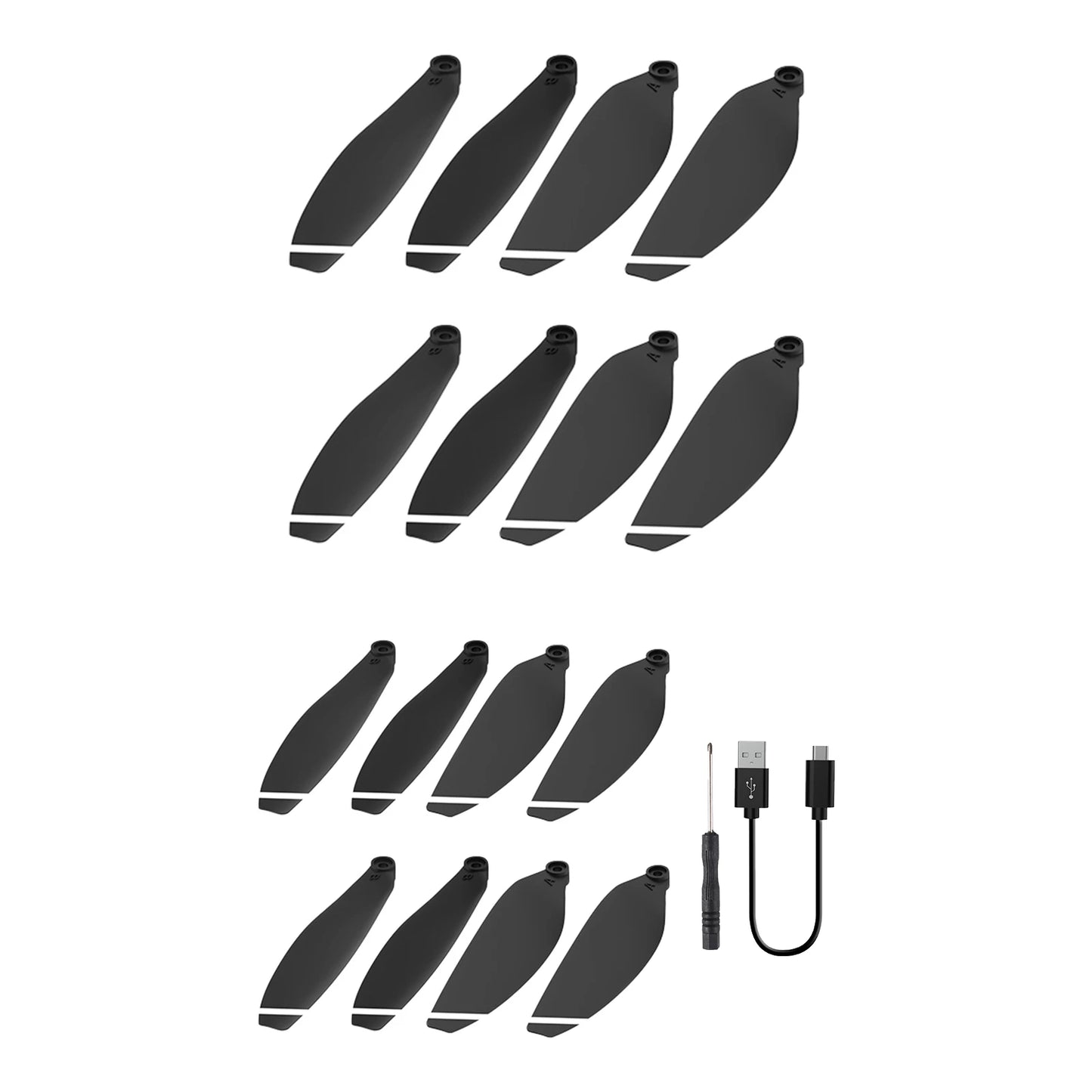 Plastic Drone Propeller Lightweight Drone Propeller Blade Replacement Kits Drone Wing Fans Spare Parts for L900 Pro Se