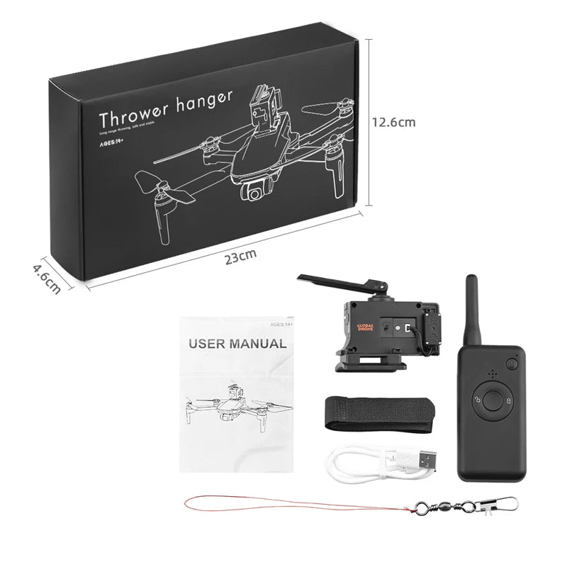 Drone Airdrop Thrower System 2.4G Remote Control General Payload Delivery Thrower Air Dropper Device Camera Drones Accessories