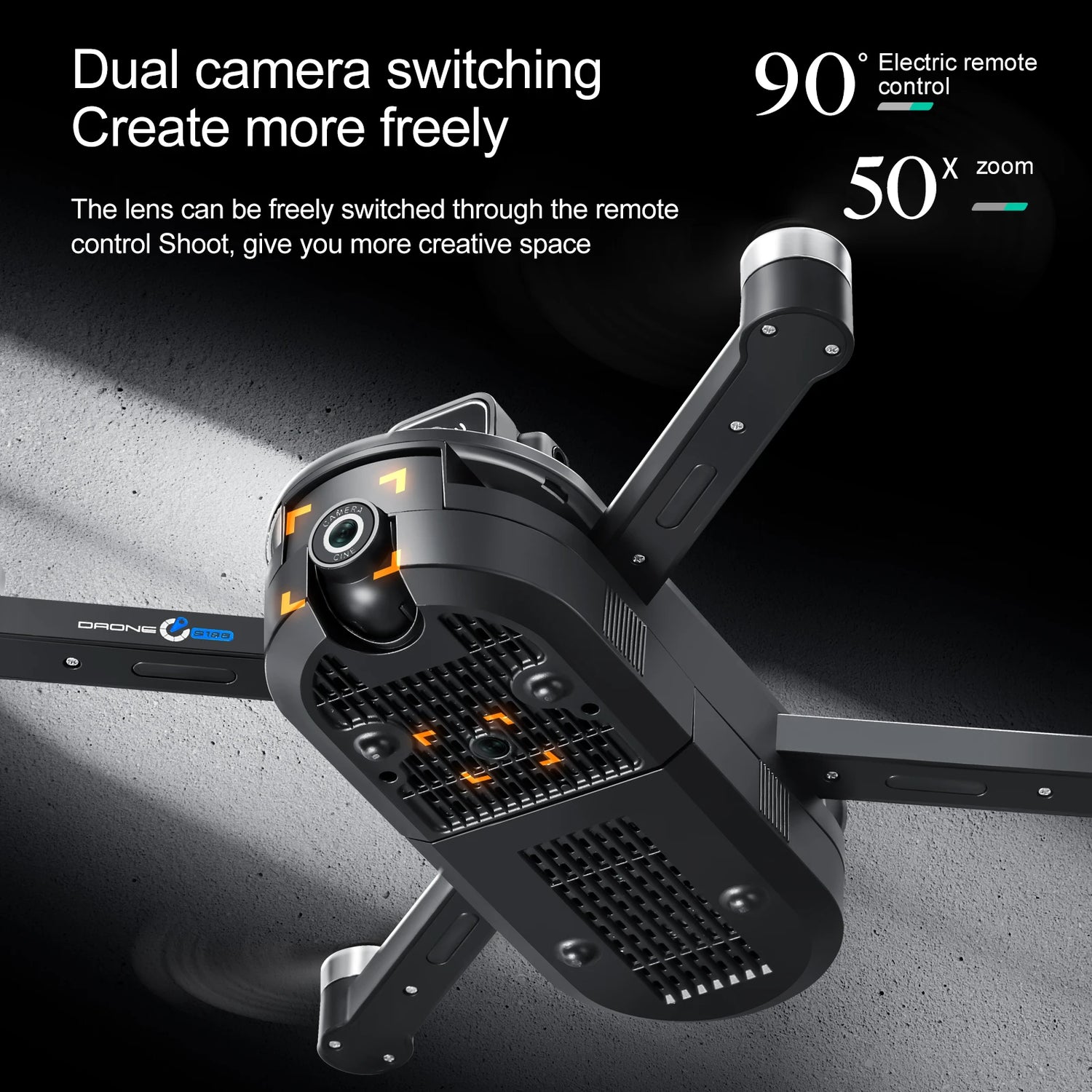 drone brushless motor,electrically adjustable camera, optical flow positioning, collision avoidance function, obstacle avoidance