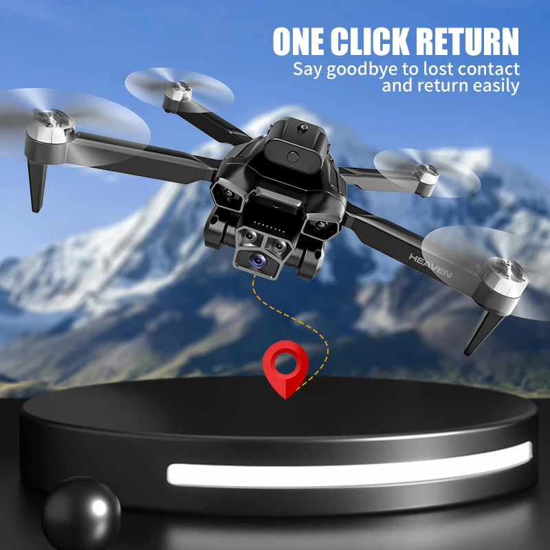 Drone aerial view brushless motor with obstacle avoidance optical flow foldable quadrotor foldable remote control airplane toy