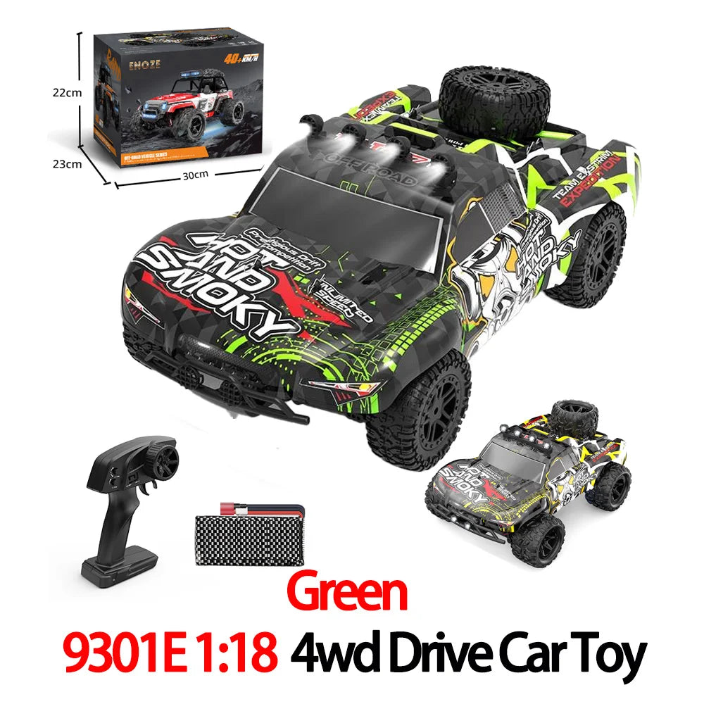 1:18 Full Scale Four-Wheel Drive High-Speed Remote Control Car Off-Road Pickup Truck Climbing Car Rc Racing Model