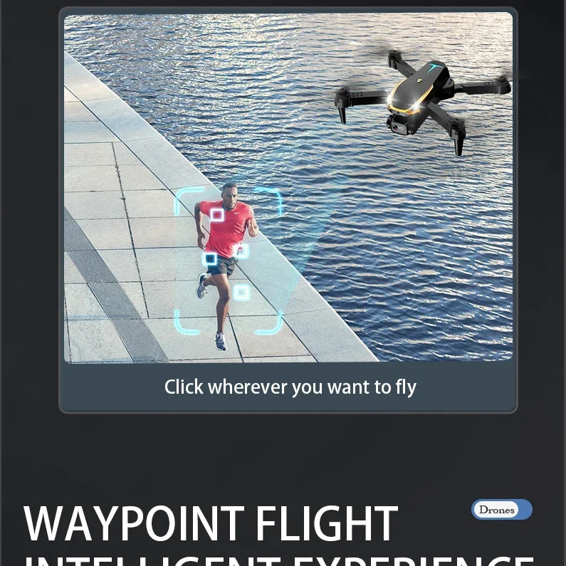 Drone Professinal 8K HD Dual Camera 5G WIFI Wide Angle Optical Flow Localization Brushless Motor RC Quadcopter