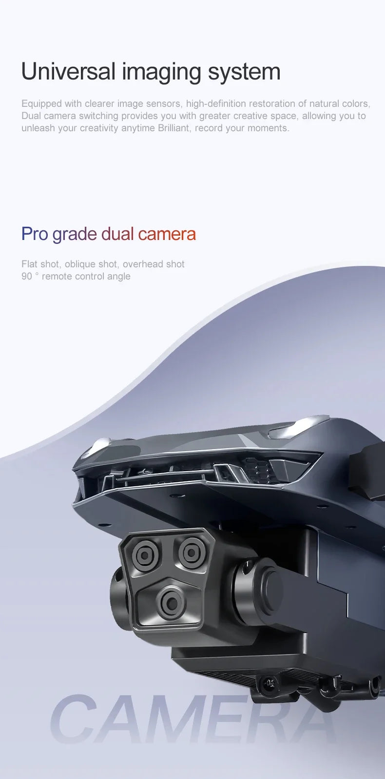 VIVO D11 Drone 8K Aerial HD Gradient Flowing Light Dual-Camera Omnidirectional Obstacle Avoidance Brushless Motor GPS UAV