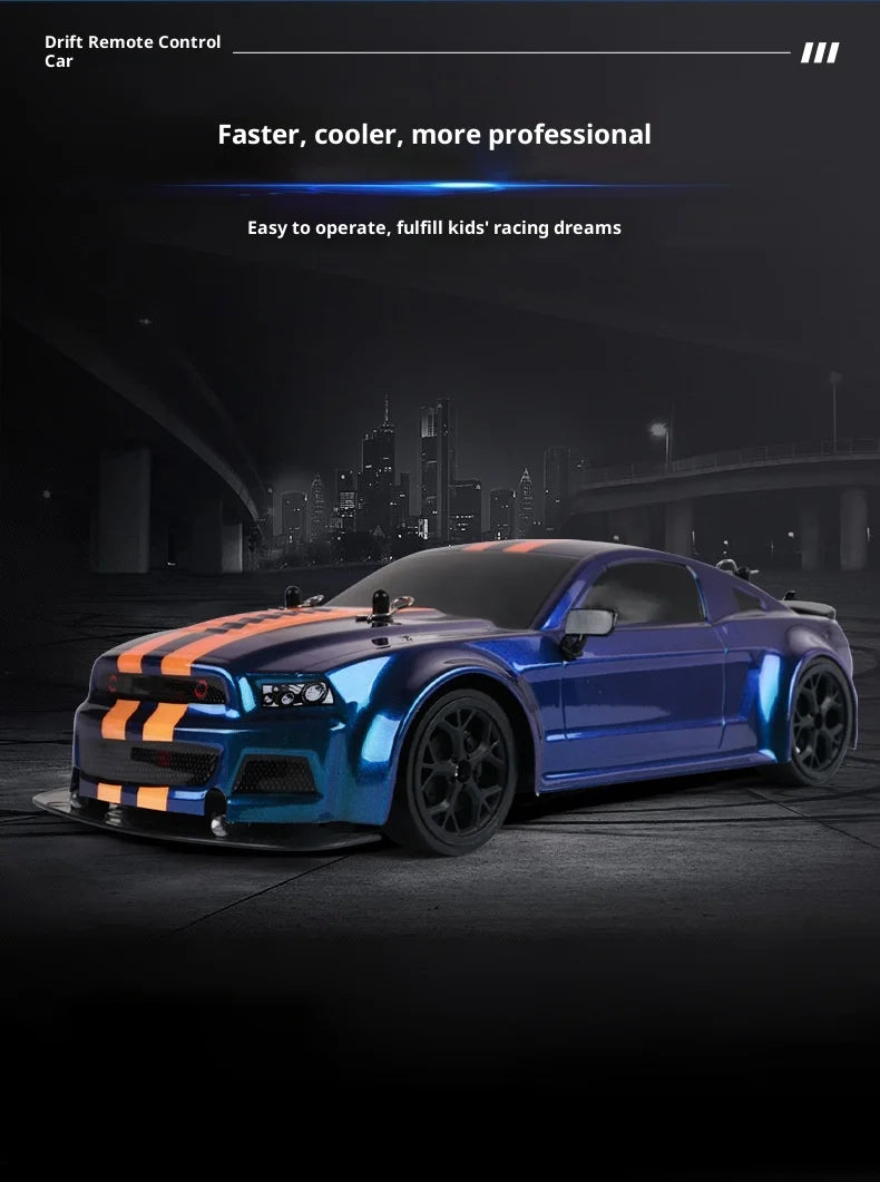 High-Speed RC Car: Remote-Controlled Drifting Vehicle with Four-Wheel Drive, Fast-Diving Electric Toy Car Model,Ideal for Racing