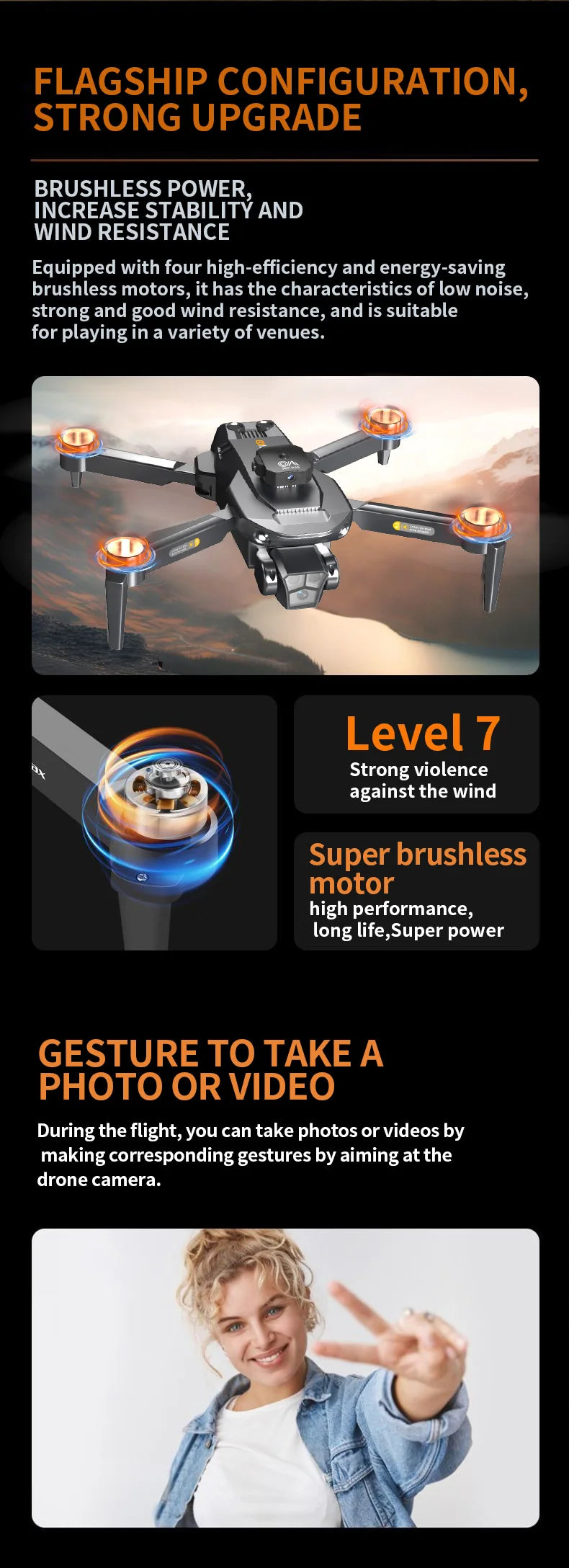 DWI D26 Rc drone  three-camera professional photography height-fixing obstacle avoidance brushless helicopter foldable quadcopte