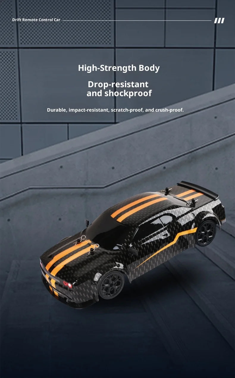 High-Speed RC Car: Remote-Controlled Drifting Vehicle with Four-Wheel Drive, Fast-Diving Electric Toy Car Model,Ideal for Racing