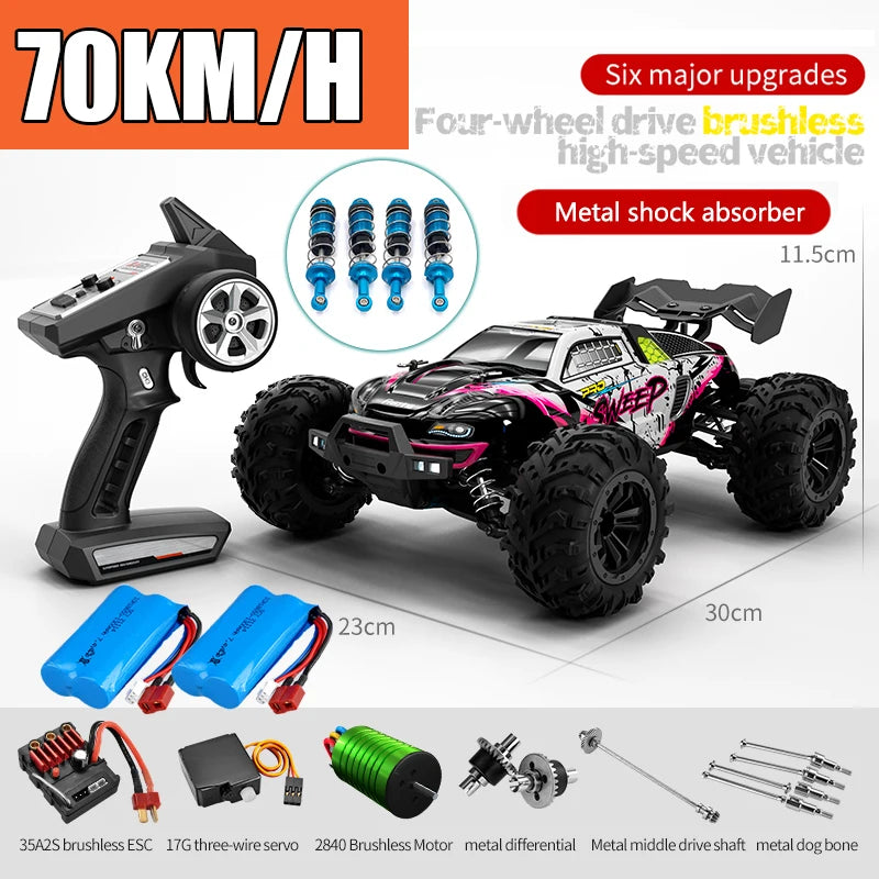 RC Off-Road Car – 70KM/H High Speed & Brushless Motor