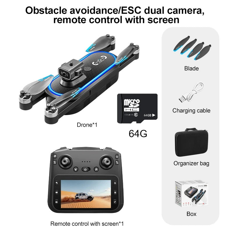 drone brushless motor,electrically adjustable camera, optical flow positioning, collision avoidance function, obstacle avoidance
