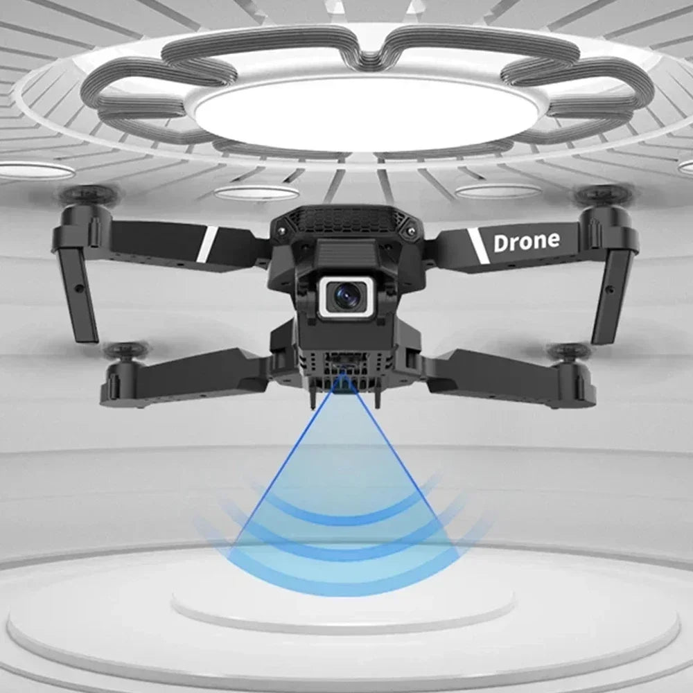 Drone Professionnel Grand Angle 4K E88 Avec Caméra HD WiFi FPV Maintien En Hauteur Pliable RC Quadrotor Pour Jouets D'enfants