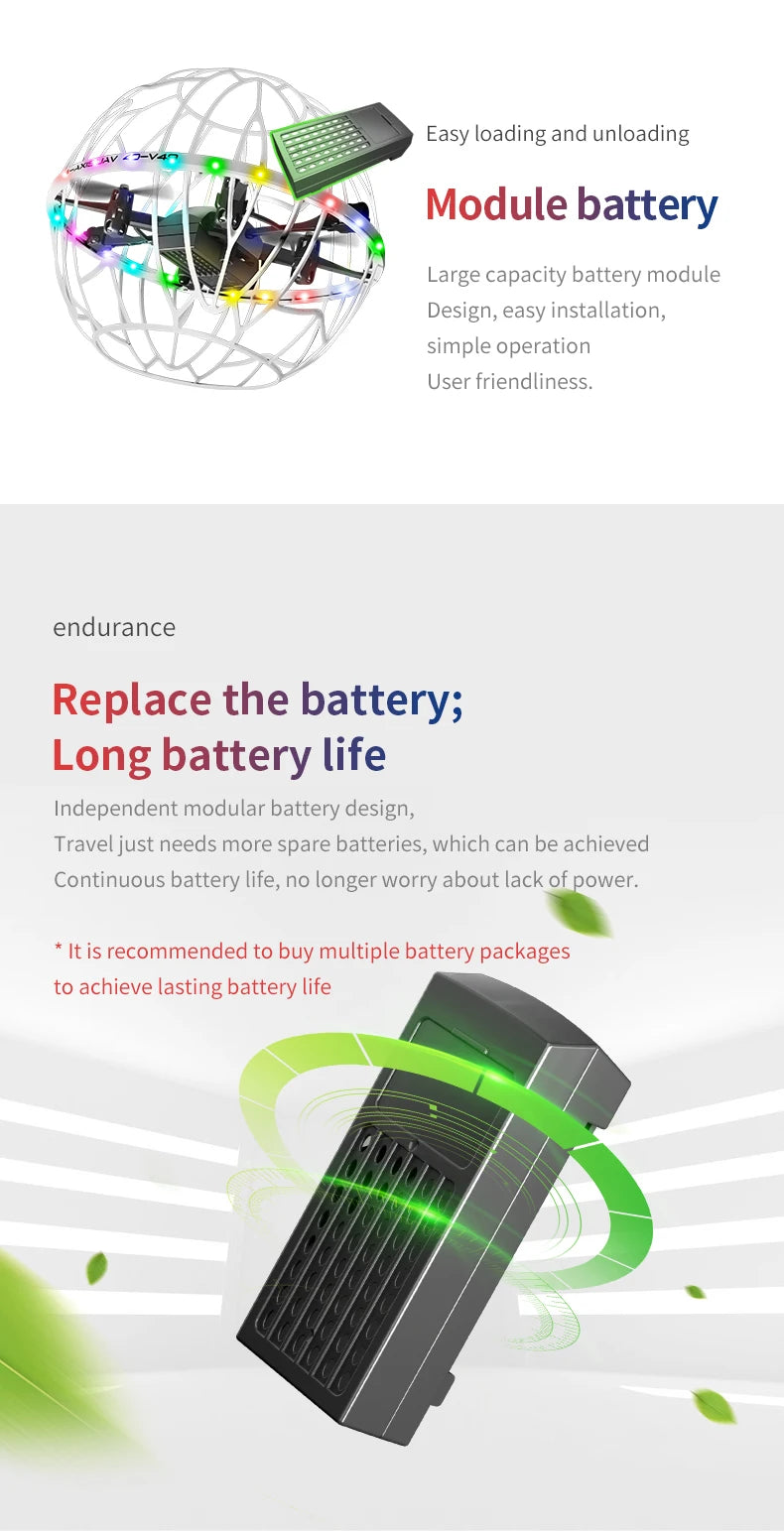 4DRC V49 Drone for Soccer Competition WiFi Fpv Obstacle Avoidance Helicopter Fixed Height RC Flying Ball Toys Starter Gifts