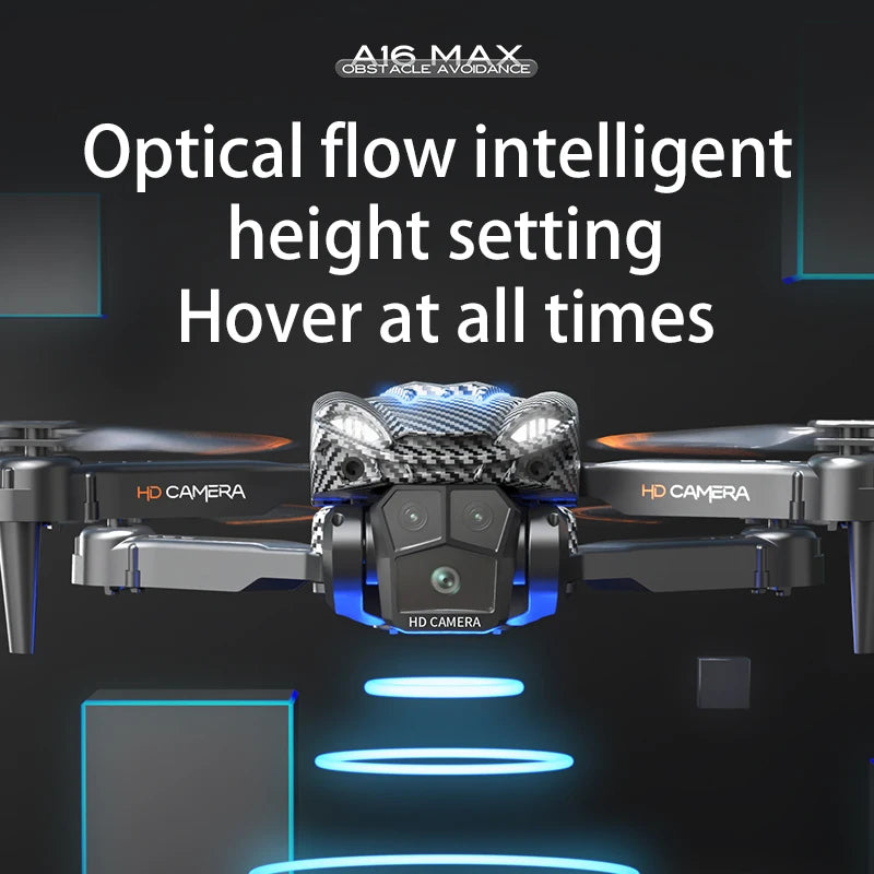 New A16 MAX 4K Drone With Camera 360° Obstacle Avoidance Drone GPS Smart Flying Drone Brushless motor tracking HD shooting drone