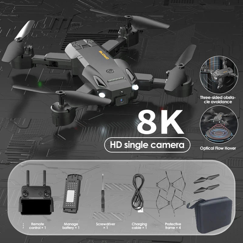 Drone 8K Professional Drones 4K HD Aerial Photography Obstacle Avoidance Quadcopter Helicopter RC Distance 3000M