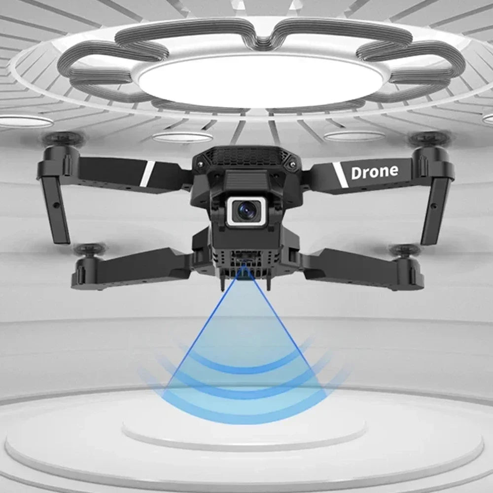 Professional 4K Wide Angle Drone E88 with HD Camera WiFi FPV Height Hold Foldable RC Quadrotor for Kids Toys