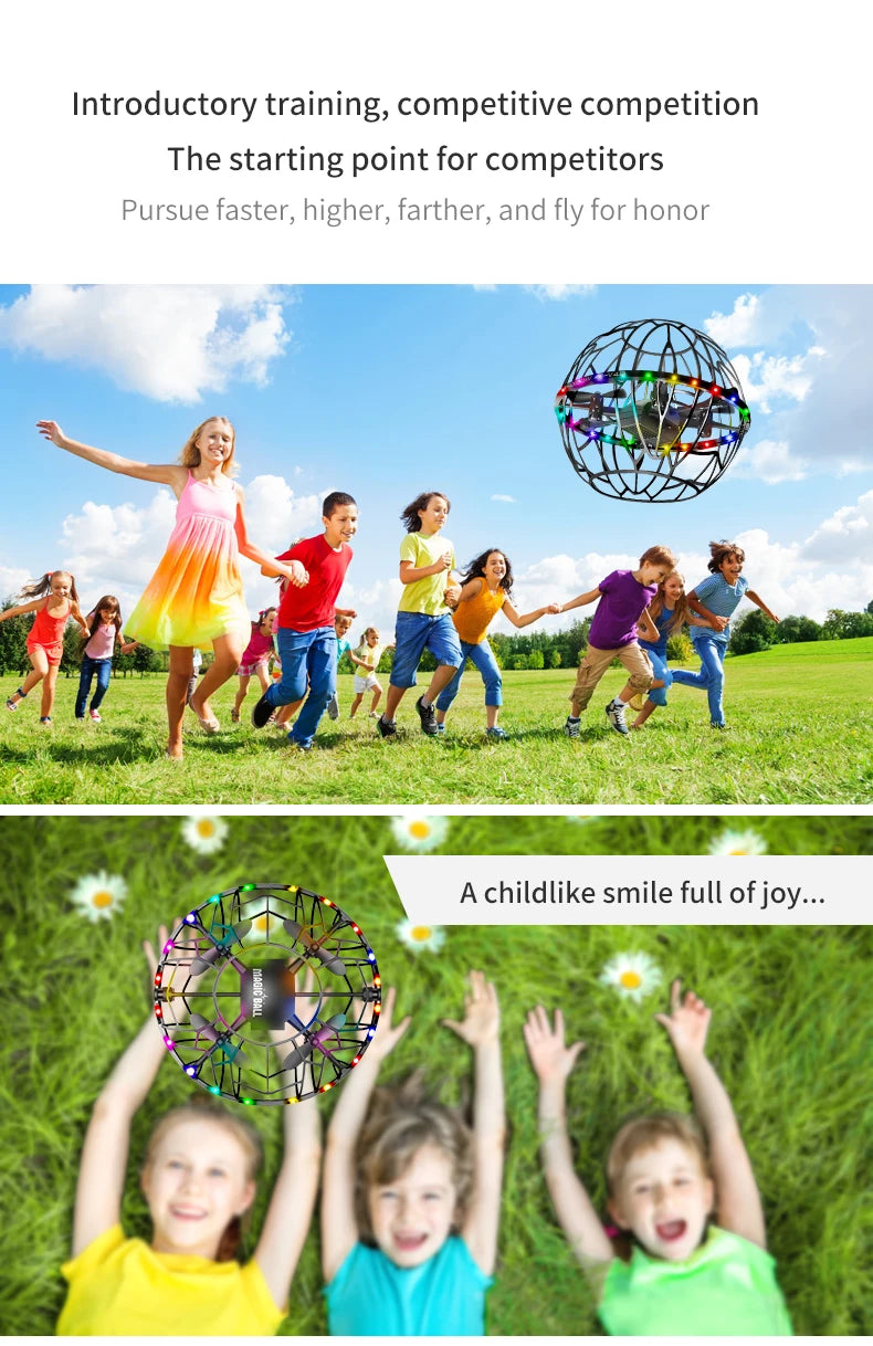 4DRC V49 Drone for Soccer Competition WiFi Fpv Obstacle Avoidance Helicopter Fixed Height RC Flying Ball Toys Starter Gifts