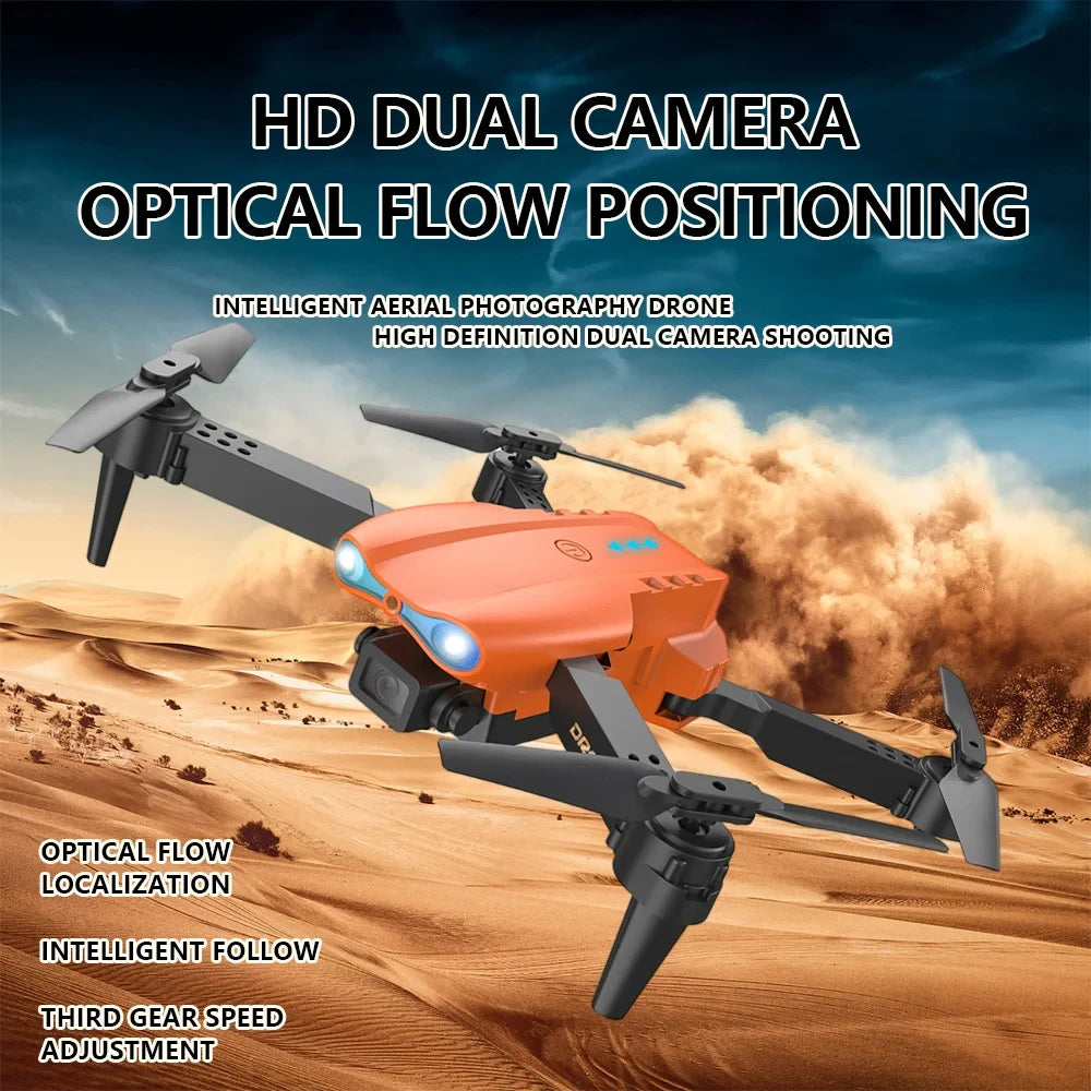 E99Pro Drone HD Professional 4k drone Dual Camera WIFI fpv Aircraft Quadcopte Obstacle Avoidance Aerial Photography Drone