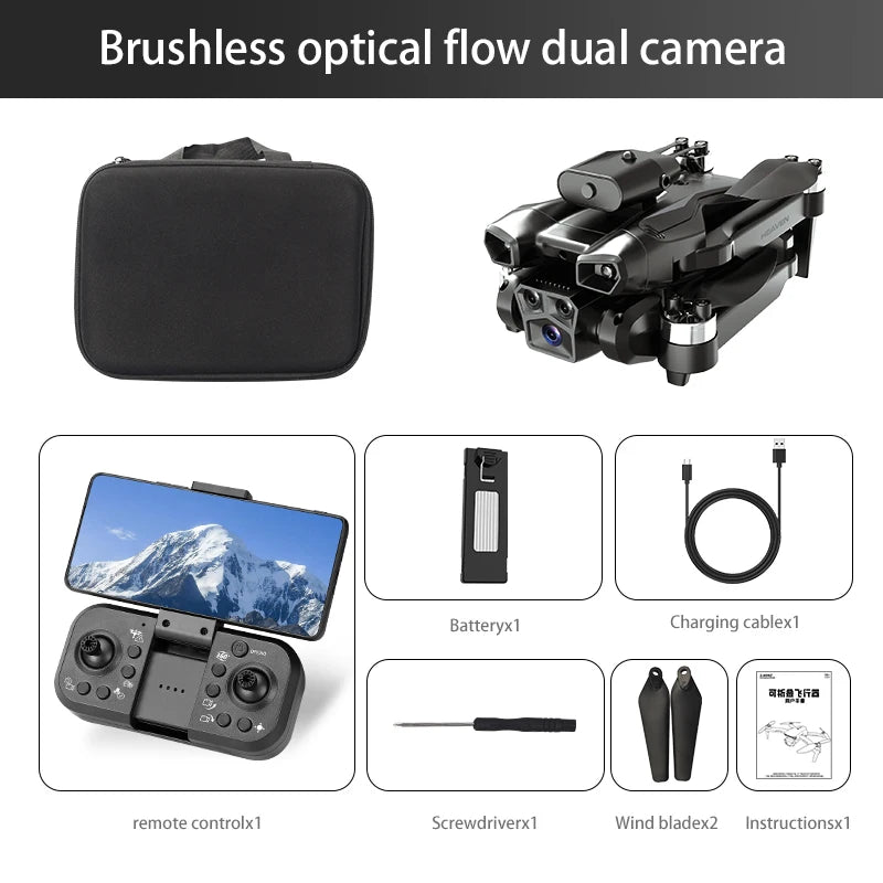 Folding Drone with Brushless Motor – Obstacle Avoidance & Optical Flow