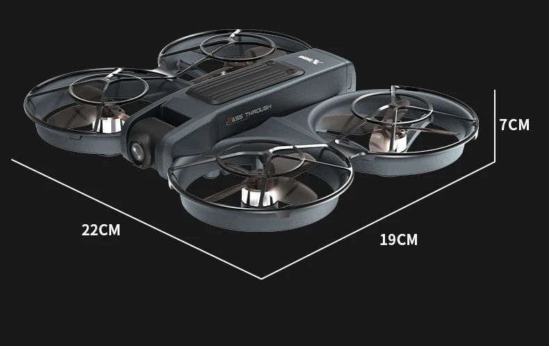 NEW X226 Drone VR Remote Control Brushless Dual Image Transmission HD Aerial Optical Flow Hover Obastacle Avoidance UAV Boys Toy