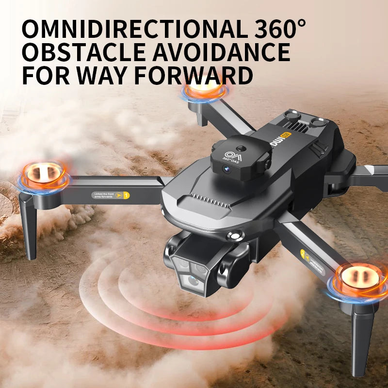 DWI D26 Rc drone  three-camera professional photography height-fixing obstacle avoidance brushless helicopter foldable quadcopte