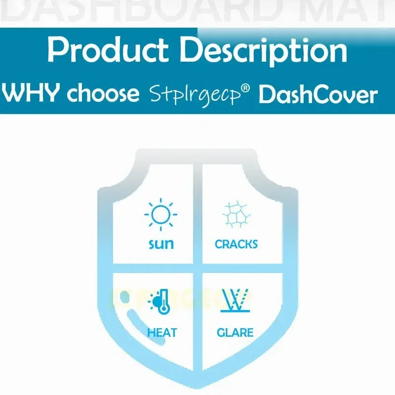 For Dodge Ram 1500 2500 3500 2019 2022 2023 Anti-Slip Dashboard Cover Protective Pad Car Accessories Sunshade Carpet