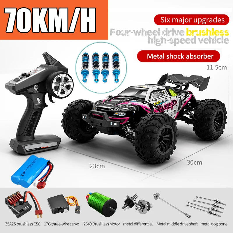 RC Off-Road Car – 70KM/H High Speed & Brushless Motor