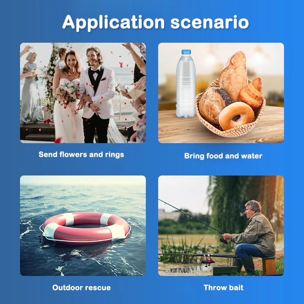 Universal Drone Airdrop Thrower System 2.4 Remote Control General Payload Delivery Thrower Air Dropper Device Drone Accessories