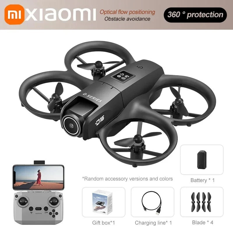 Xiaomi D16 Mini Drone – 8K Dual Camera & Obstacle Avoidance