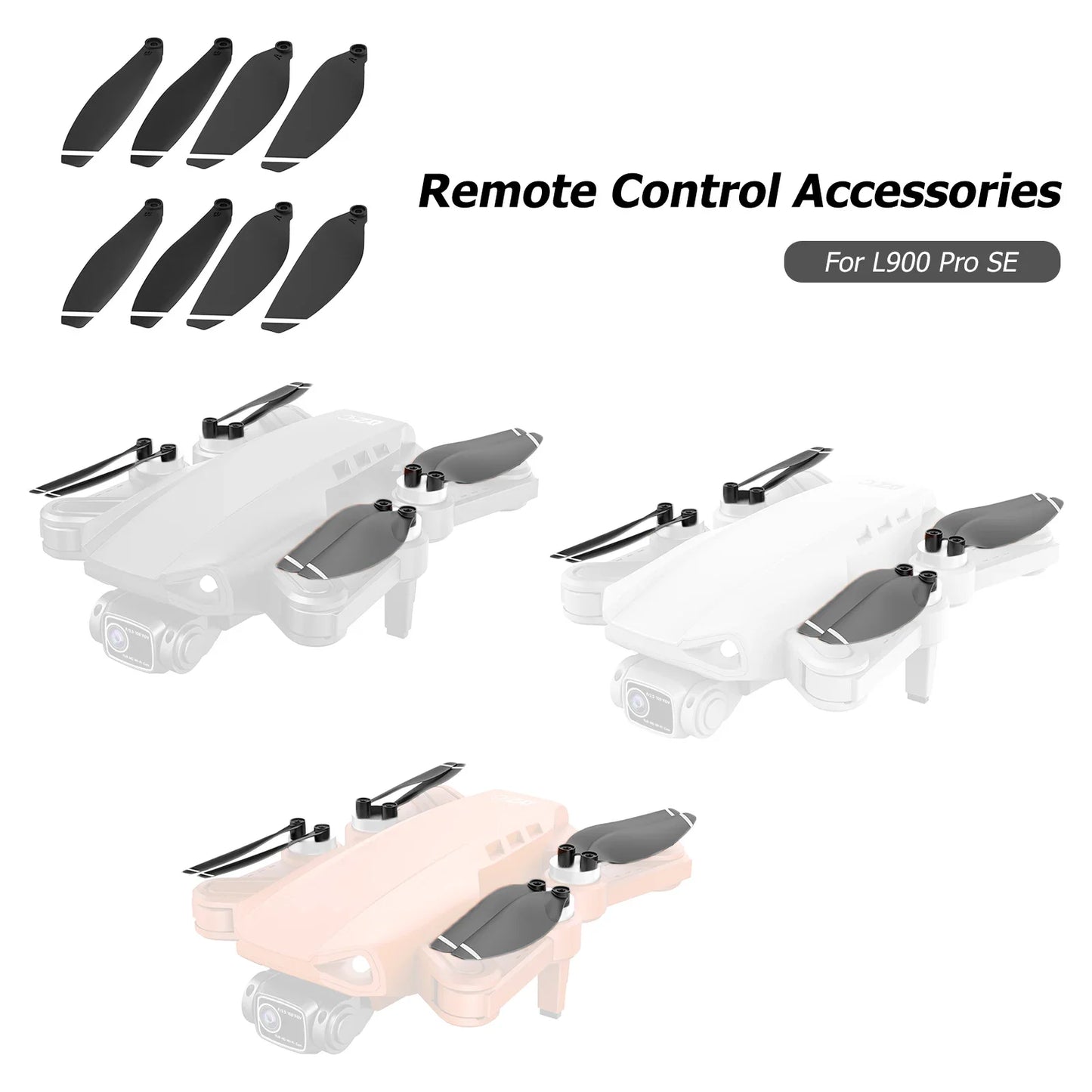 Plastic Drone Propeller Lightweight Drone Propeller Blade Replacement Kits Drone Wing Fans Spare Parts for L900 Pro Se