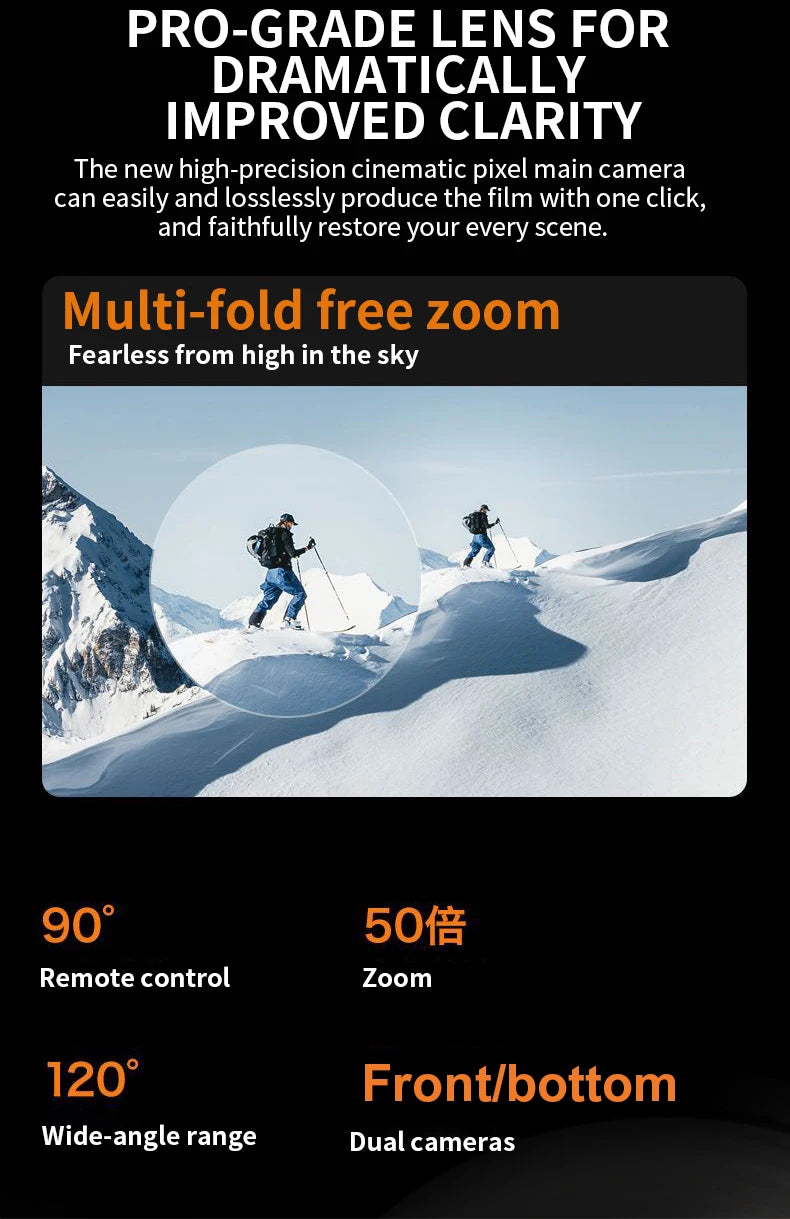 DWI D26 Rc drone  three-camera professional photography height-fixing obstacle avoidance brushless helicopter foldable quadcopte