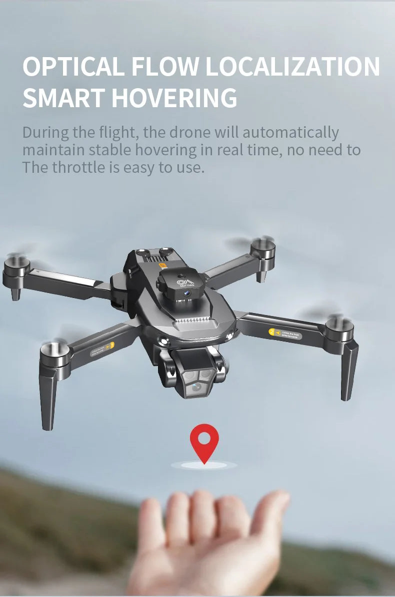 DWI D26 Rc drone  three-camera professional photography height-fixing obstacle avoidance brushless helicopter foldable quadcopte