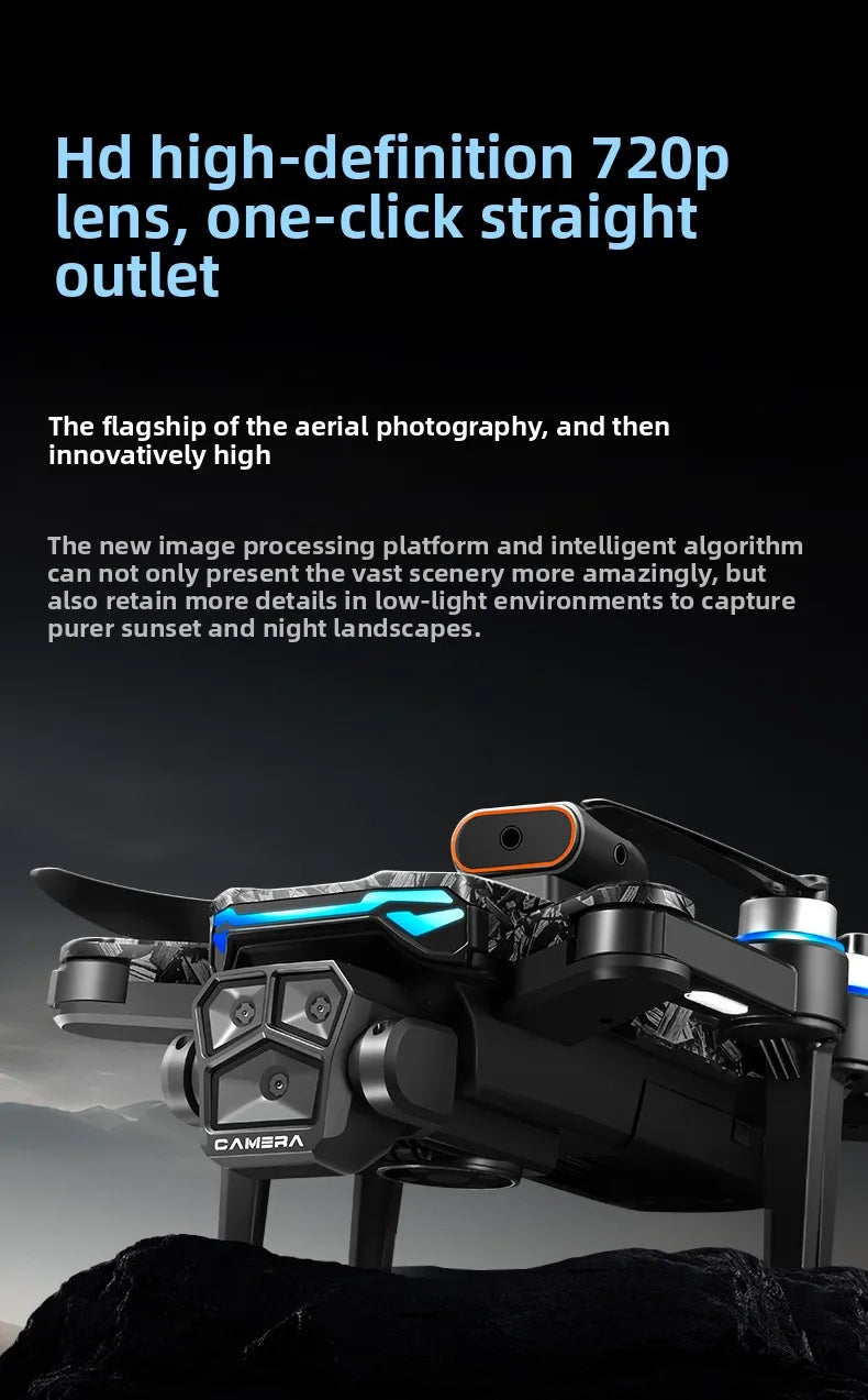 Aircraft Foreign Trade New D13 Drone with 5.6-inch Screen Control Brushless Quadcopter Obstacle Avoidance Remote-controlled