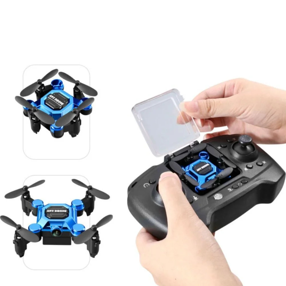Plastic Mini Remote Control Aircraft Quadcopter Flying Rotation Remote Control Drone with Camera Portable