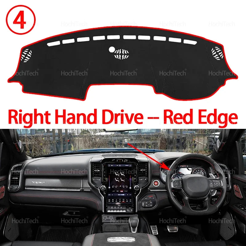 For Dodge Ram 1500 2500 3500 2019 2022 2023 Anti-Slip Dashboard Cover Protective Pad Car Accessories Sunshade Carpet