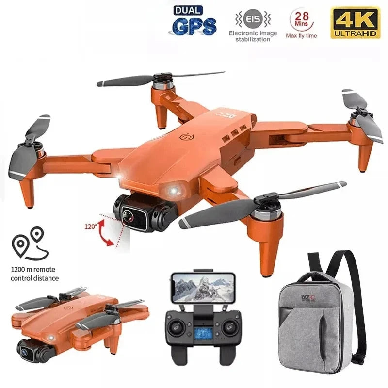 Drone L900 Pro 4K GPS Camera Quadcopter – Foldable & Brushless