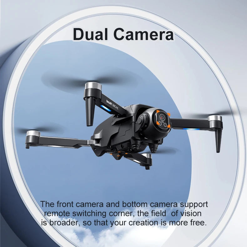 2025 New D18 Drone 8K Aerial HD Dual Camera Photography Intelligent Obstacle Avoidance Brushless Power Foldable Quadcopter Toys