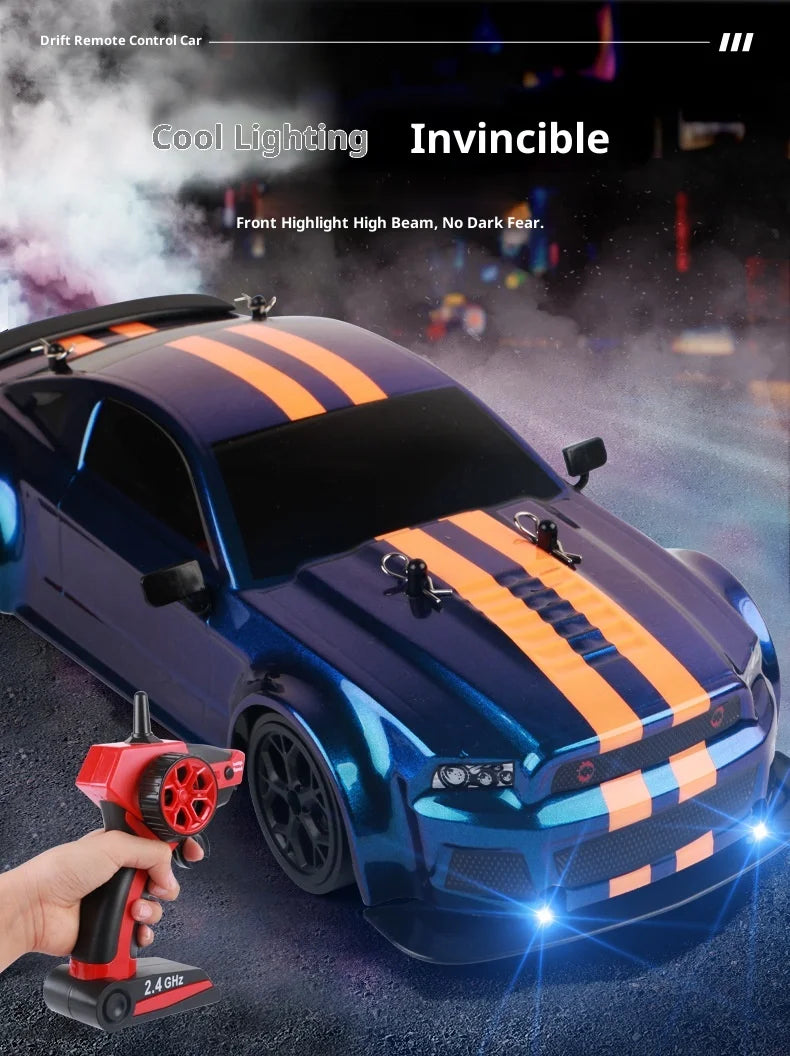 High-Speed RC Car: Remote-Controlled Drifting Vehicle with Four-Wheel Drive, Fast-Diving Electric Toy Car Model,Ideal for Racing