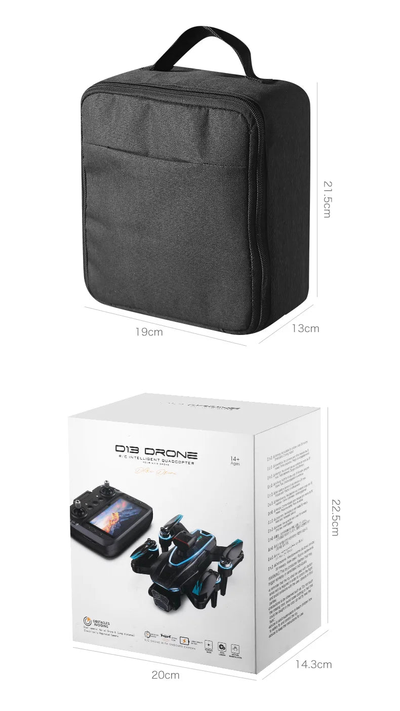 D13 Drone – 5.6-inch Screen Control & Laser Obstacle Avoidance