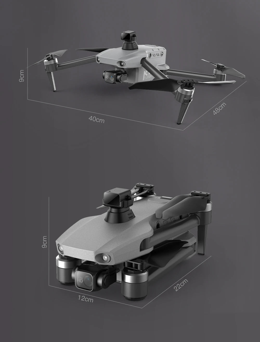 2025 K11 Tubro Drone With 8K Professional Camera GPS+Digital Image Transmission 3-axis Gimbal Anti-Shake Camera Drone RC Toy