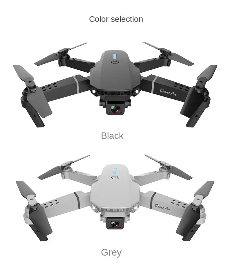 Drone E88 Pro Drone Aerial Photography High Definition 4k Dual Camera Quad Axis Remote Control Aircraft Children's Toys