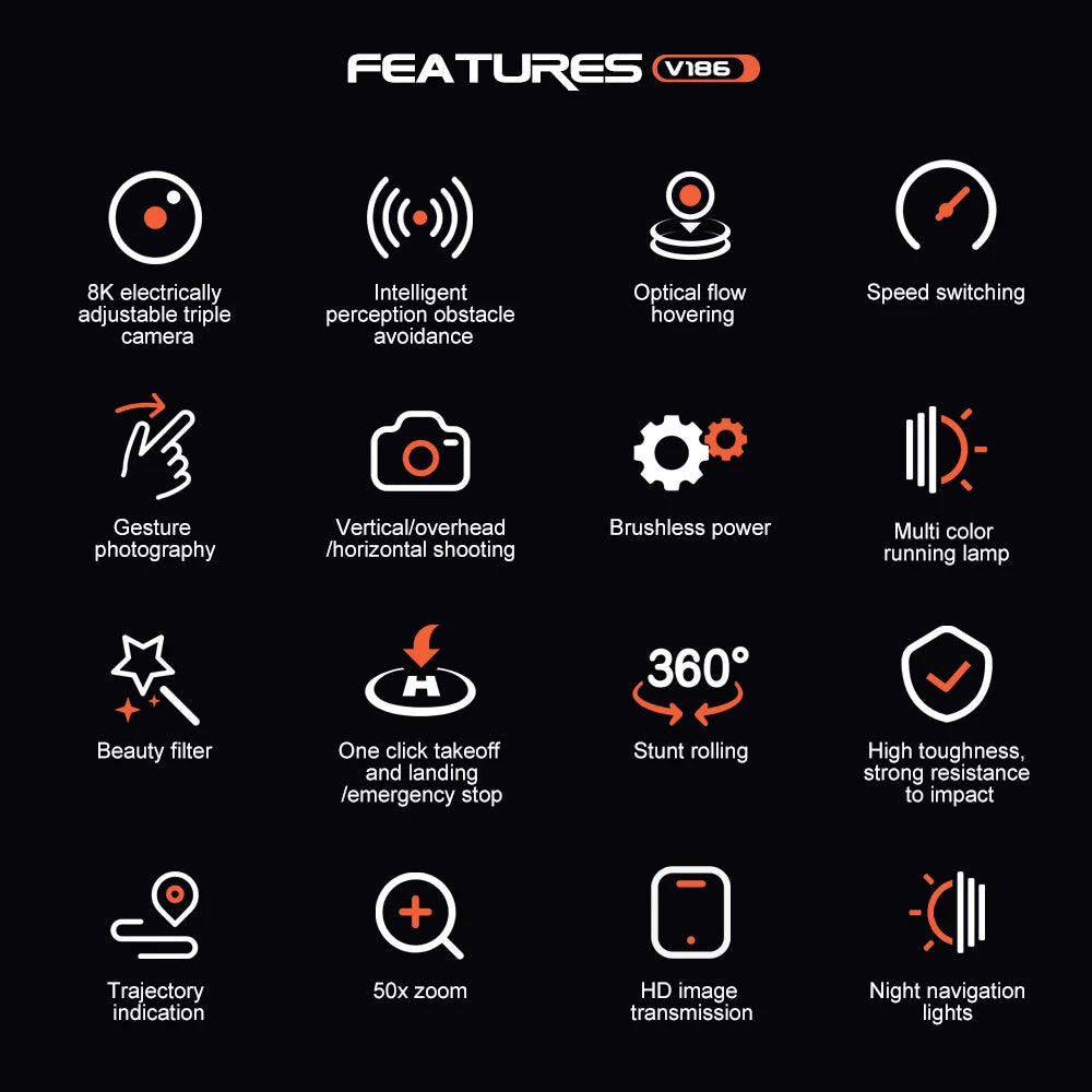 Drone student professional aerial photography 8k high-definition obstacle avoidance remote control aircraft toy mini aircraft