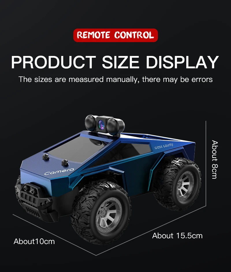 Rc Car with Camera High-Speed Climbing Car Wifi Picture 1:28 Remote Control Off-Road Vehicle Real-Time Transmission Xmas Gift