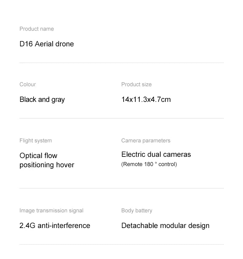 Xiaomi D16 GPS UAV 8K Aerial HD Profesional Dual-camera Helicopter Optical Flow Positioning Avoidance Type Brushless Motor Drone