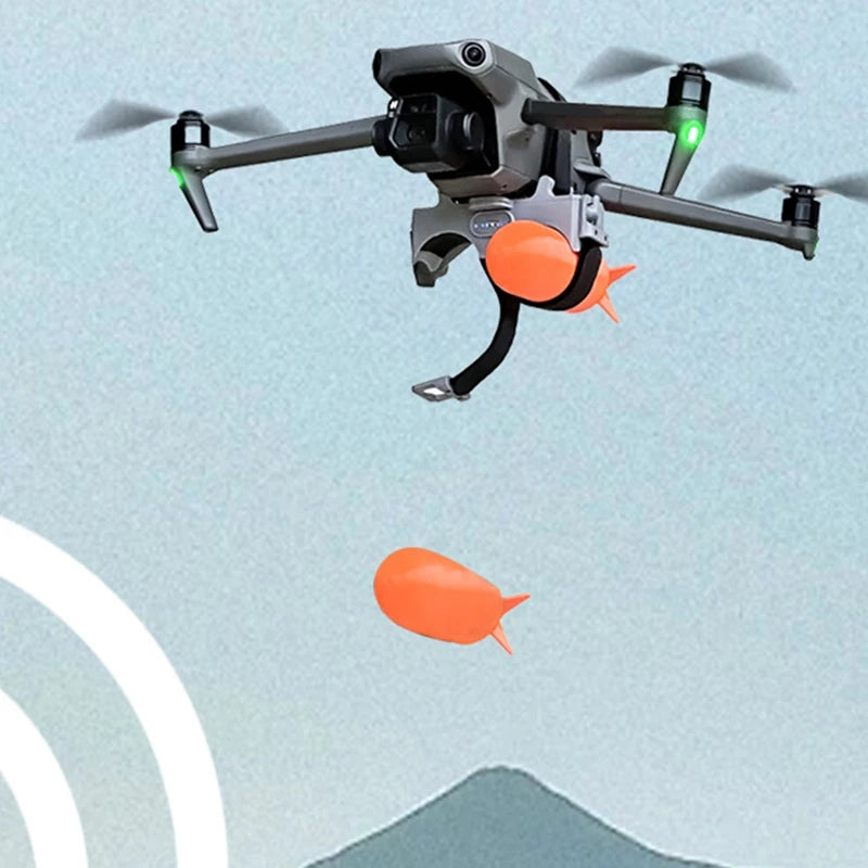 (NEW) Drone Double Thrower Light Induction Remote Control Distance Unlimited Rescue Delivery For DJI Mini4/4Pro