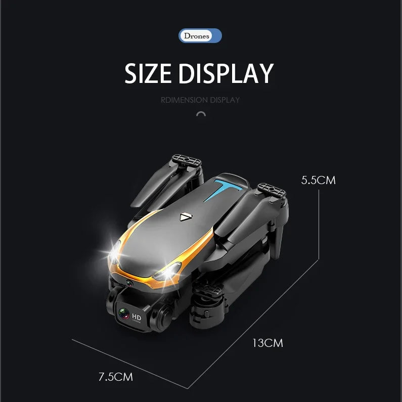 Drone Professinal 8K HD Dual Camera 5G WIFI Wide Angle Optical Flow Localization Brushless Motor RC Quadcopter